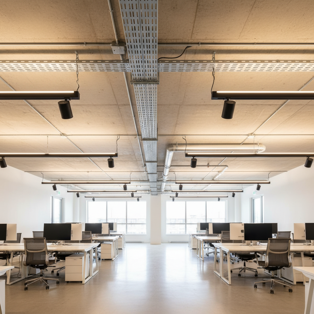 Completed commercial electrical project
